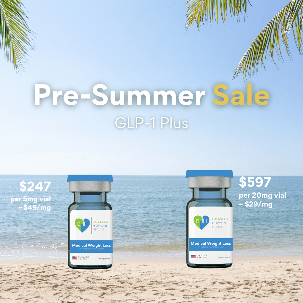 Pre-Summer Weight Loss Sale GLP-1 Plus Graphic