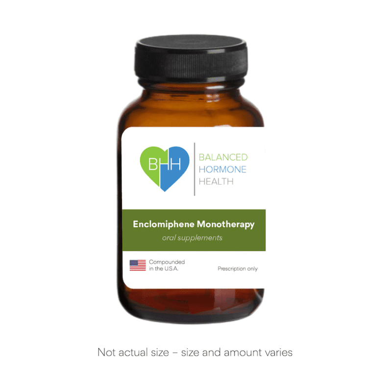 Enclomiphene medication for natural testosterone support starting at $225.